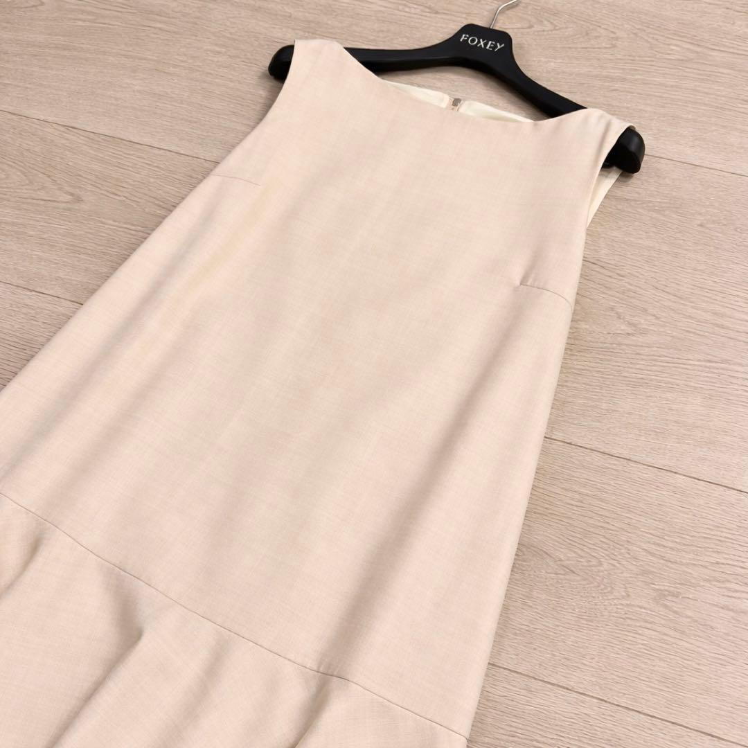 FOXEY NEW YORKタルト Aラインフレアワンピースドレス 38