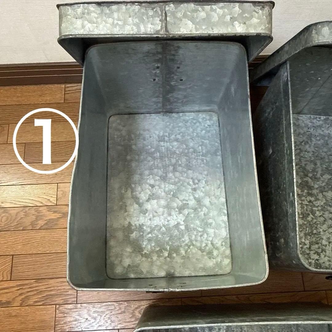 アンティーク　トタンボックス 3個セット
