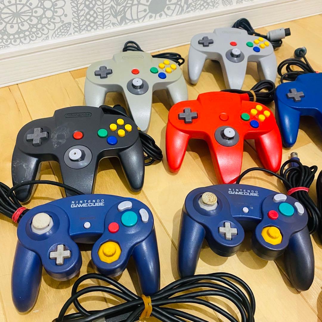 Nintendo 64 ゲームキューブ　コントローラー10個セット　まとめ