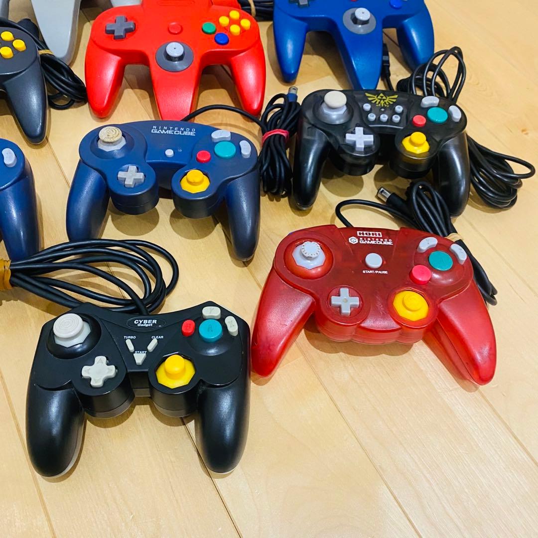 Nintendo 64 ゲームキューブ　コントローラー10個セット　まとめ
