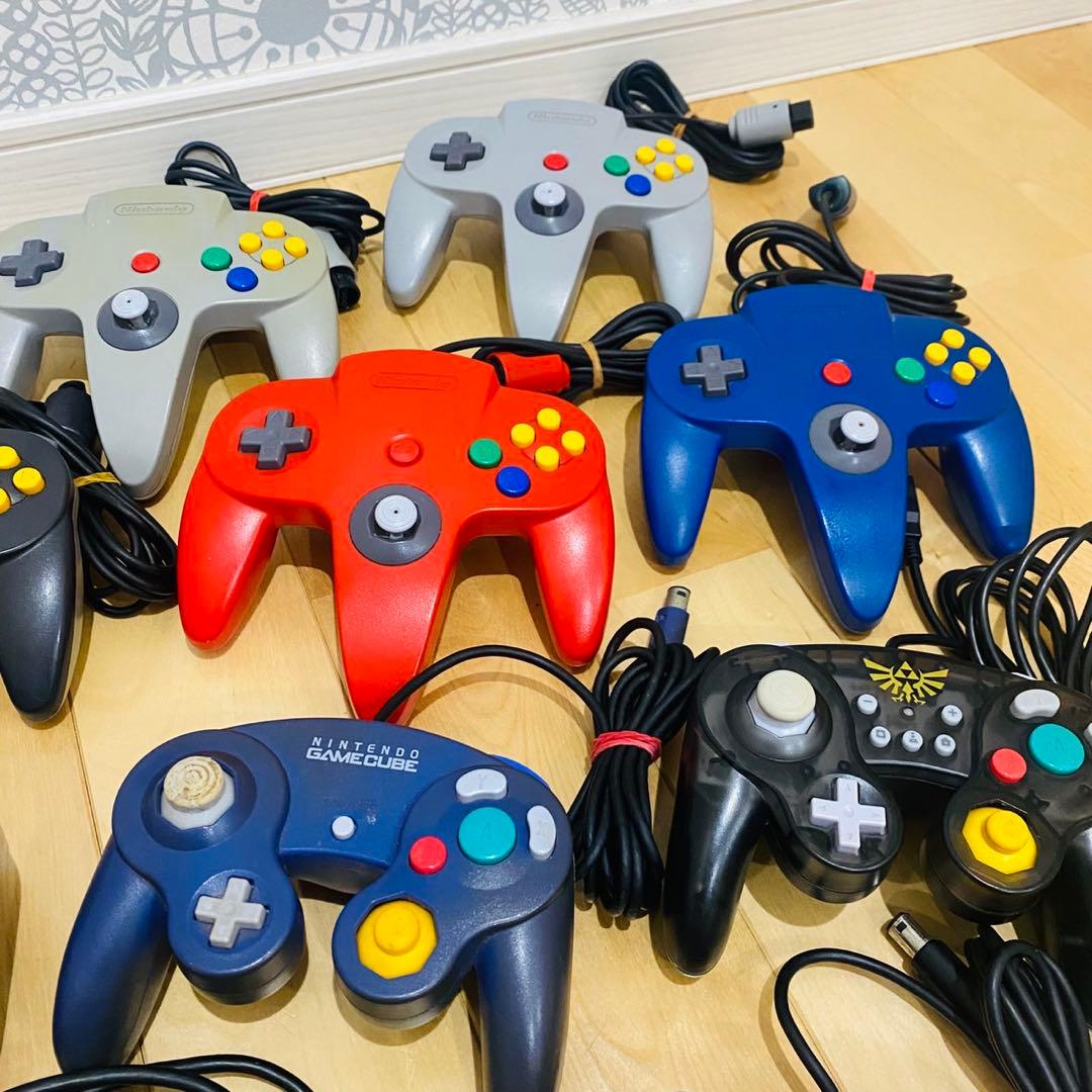 Nintendo 64 ゲームキューブ　コントローラー10個セット　まとめ