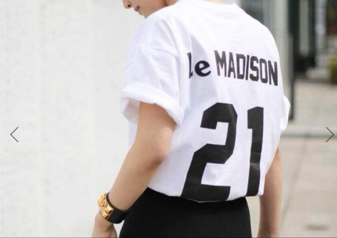 み*様 MADISONBLUE Tシャツ　サイズS表記　通常M相当　バックプリン