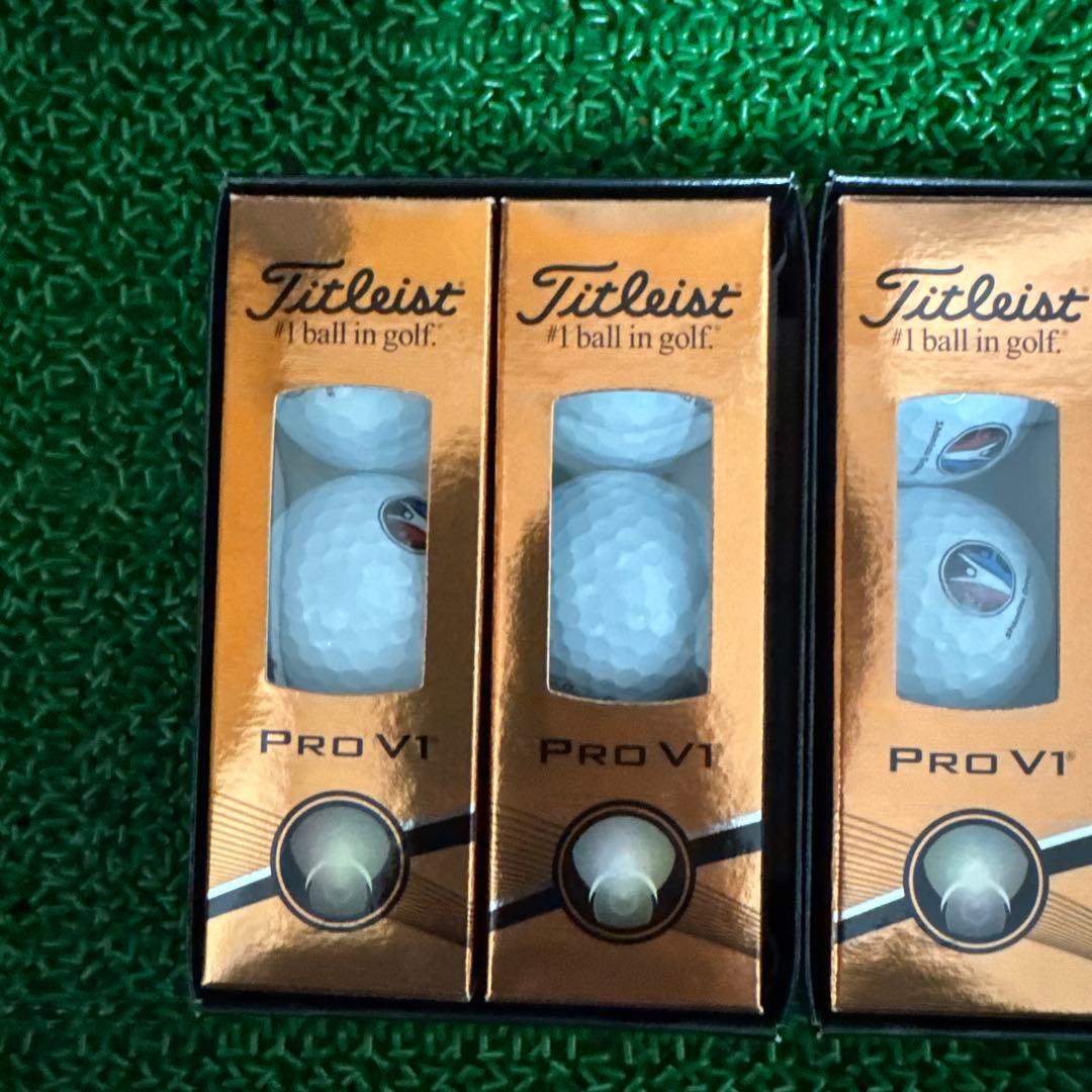 タイトリスト PRO V1 ゴルフボール 18球 2017年 企業ロゴ