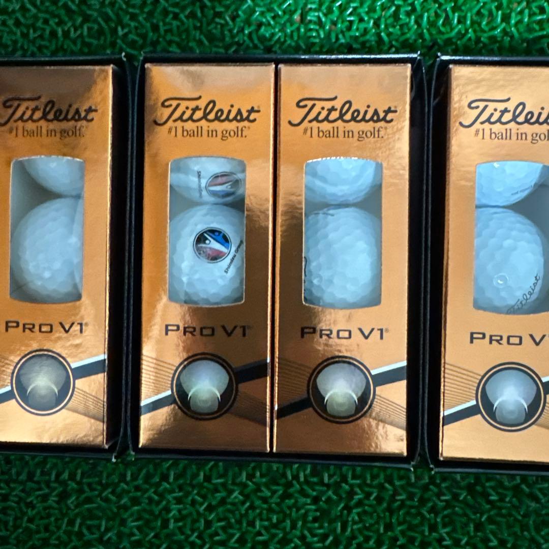 タイトリスト PRO V1 ゴルフボール 18球 2017年 企業ロゴ