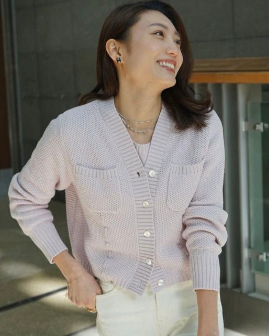 トップス Laubeblanc / Basket Knit Cardigan
