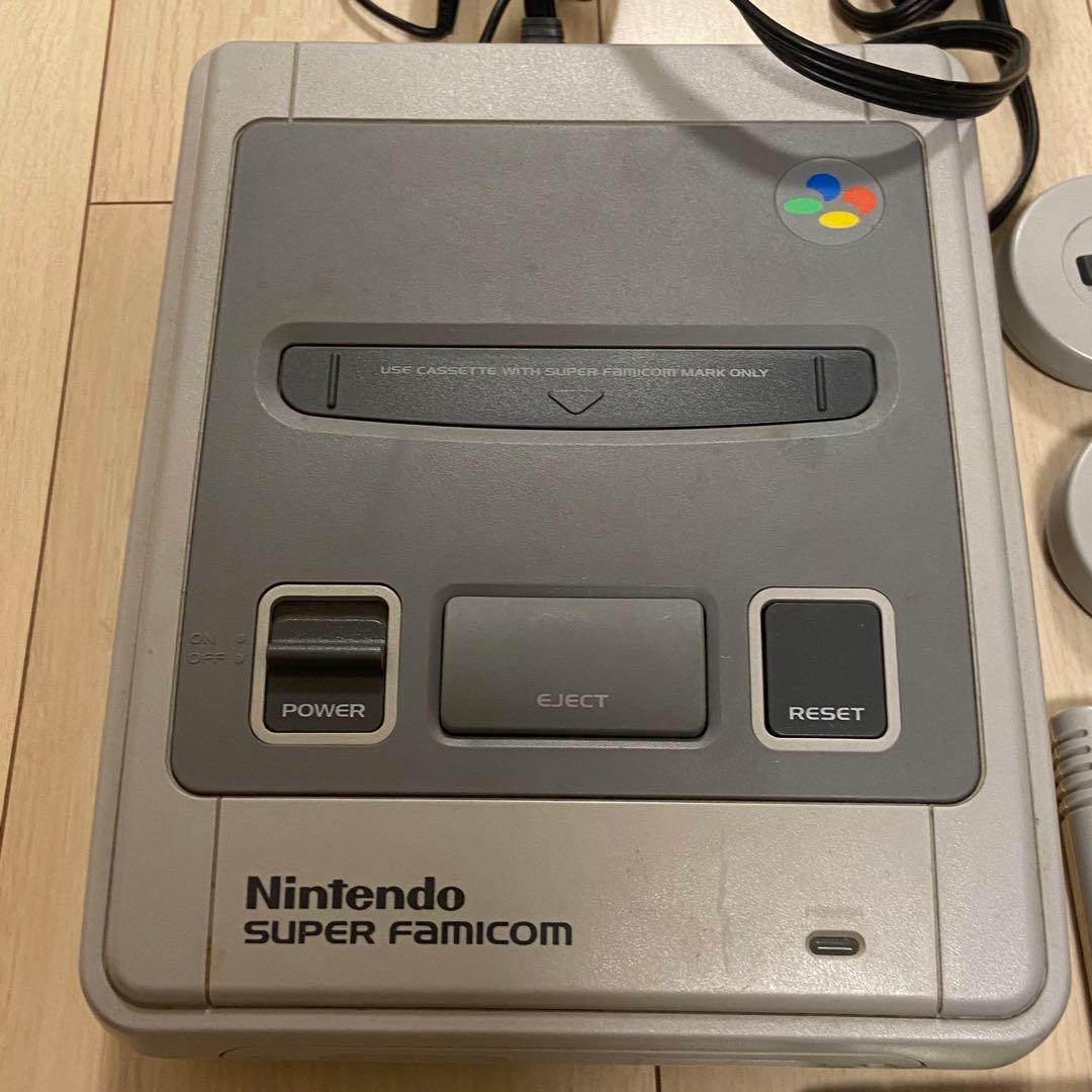昭和レトロ Nintendo スーパーファミコン本体＋カセット5個セット