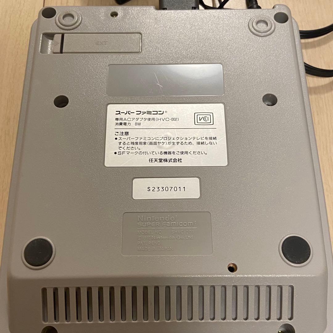 昭和レトロ Nintendo スーパーファミコン本体＋カセット5個セット