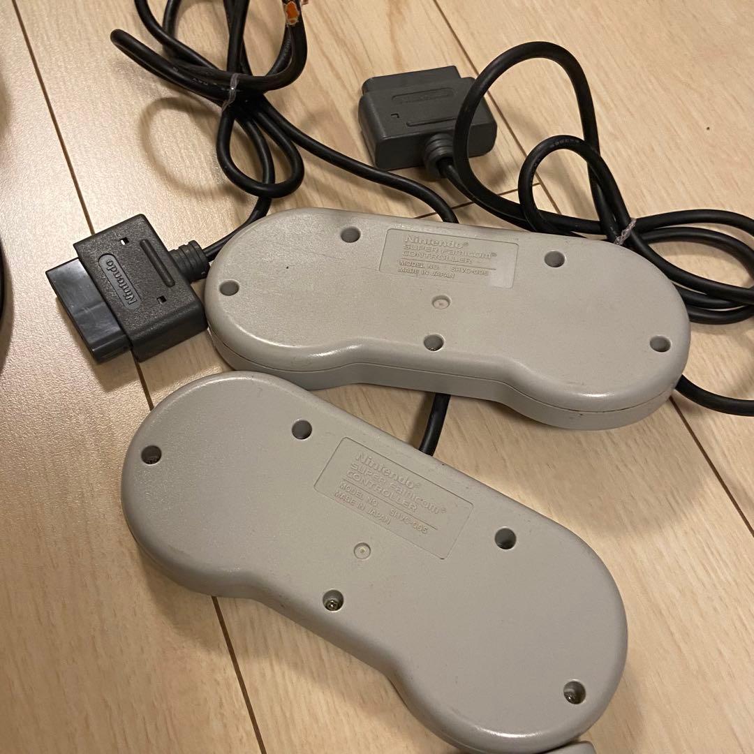 昭和レトロ Nintendo スーパーファミコン本体＋カセット5個セット