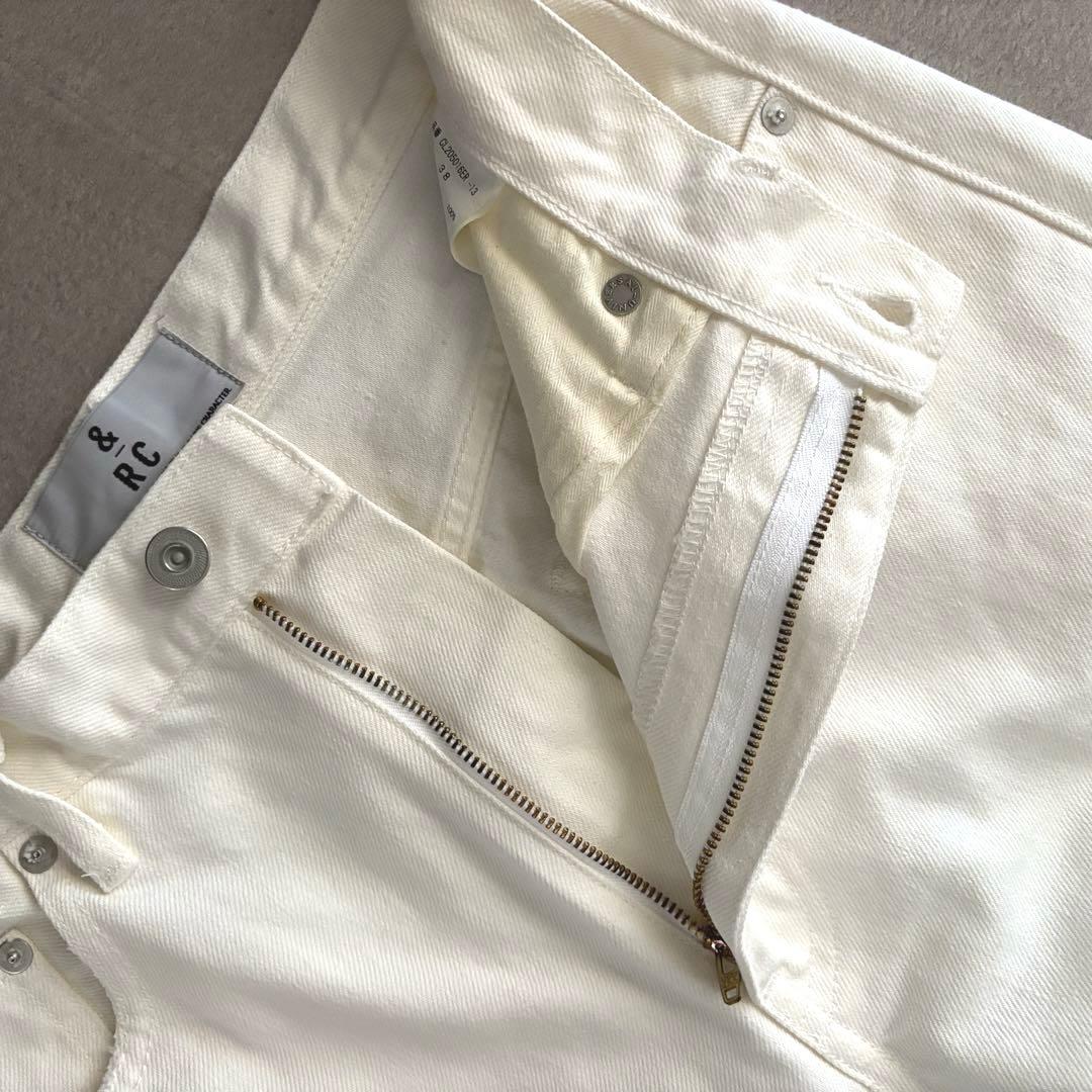 Curensology &RC カーヴィーデニムパンツ ホワイト 38