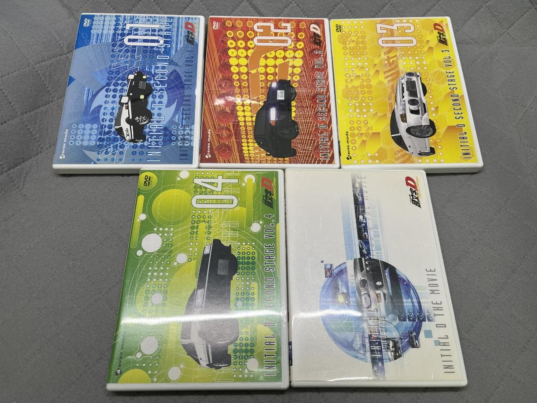 頭文字D イニシャルD DVD vol.1-7 second third