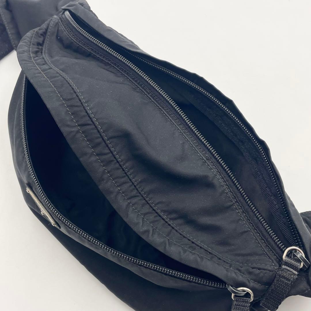 PRADAプラダ VA0252 ナイロン ウエストバッグ ボディバッグ NERO