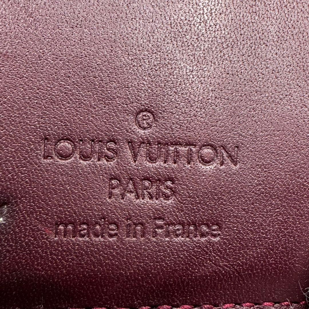 S級極美品LOUIS VUITTON ヴィエノワ ヴェルニ モノグラム 折り財布