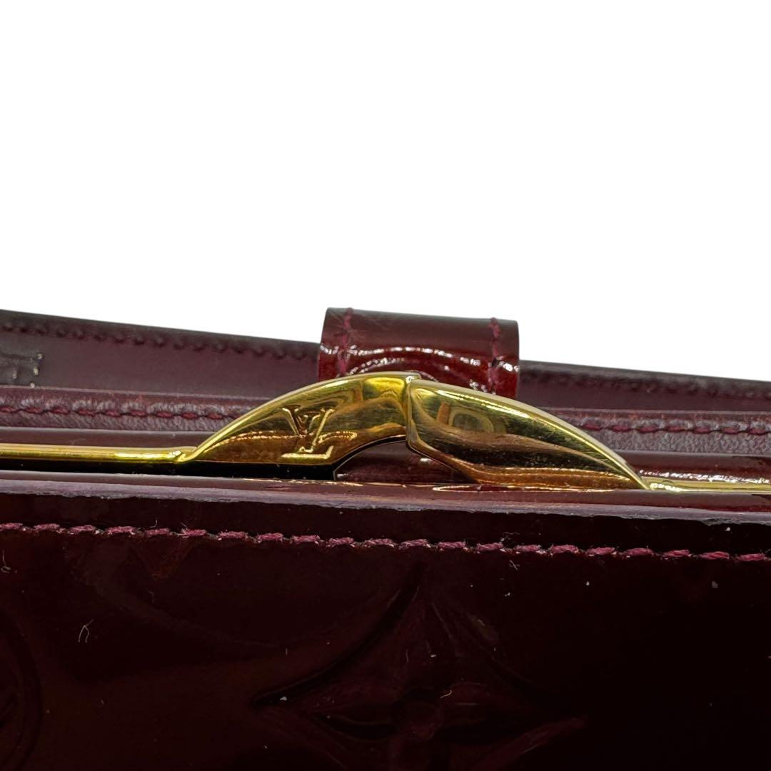 S級極美品LOUIS VUITTON ヴィエノワ ヴェルニ モノグラム 折り財布