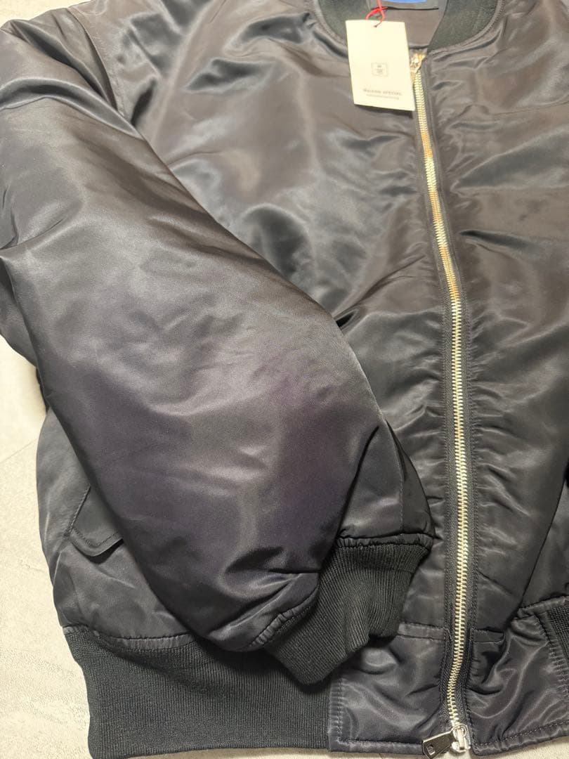 福々　MA-1 Bomber Jacket ブラック