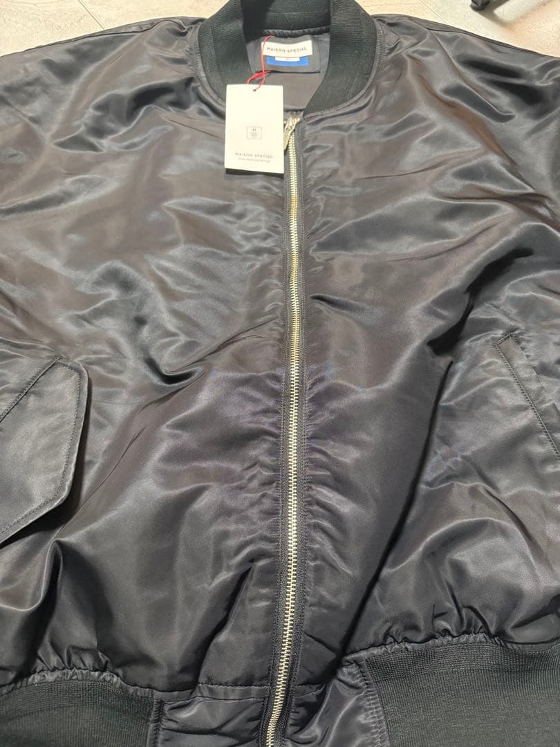福々　MA-1 Bomber Jacket ブラック