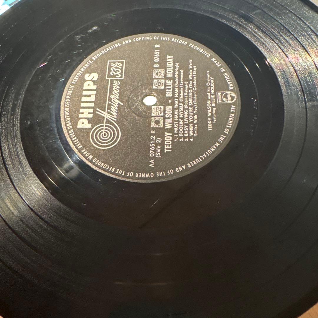 [レコード] Teddy Wilson Billie Holiday LP モノ