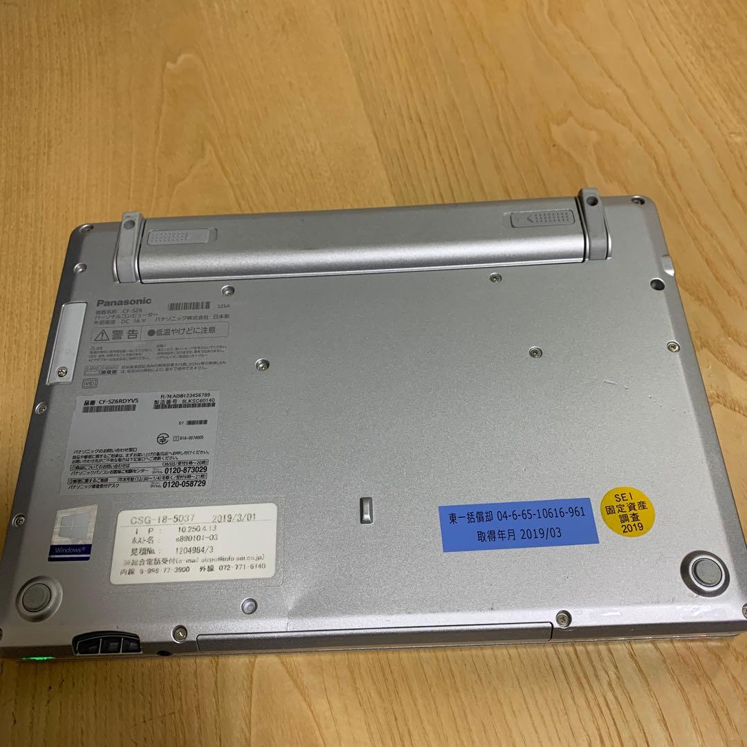 Windowsノート本体 Panasonic CF-SZ6 i5-7300U/8GB