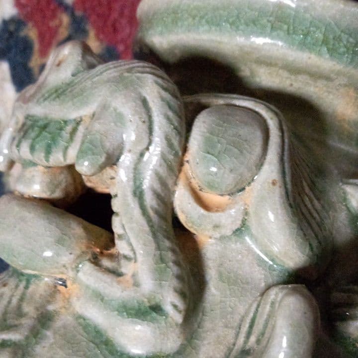 中国陶磁器　耀州窯　神獣