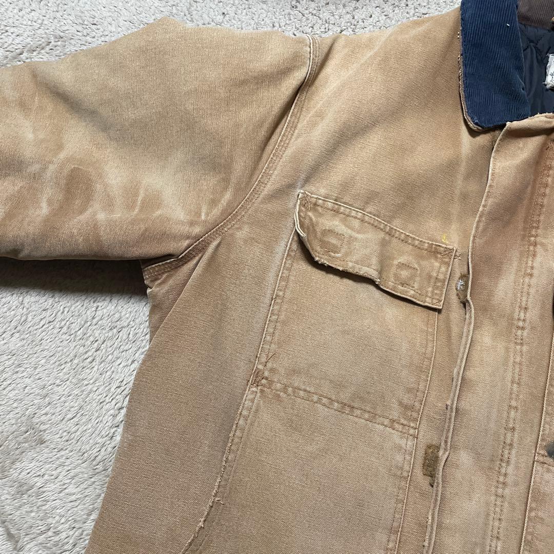 Carhartt トラディショナルコート ブラウン リペア