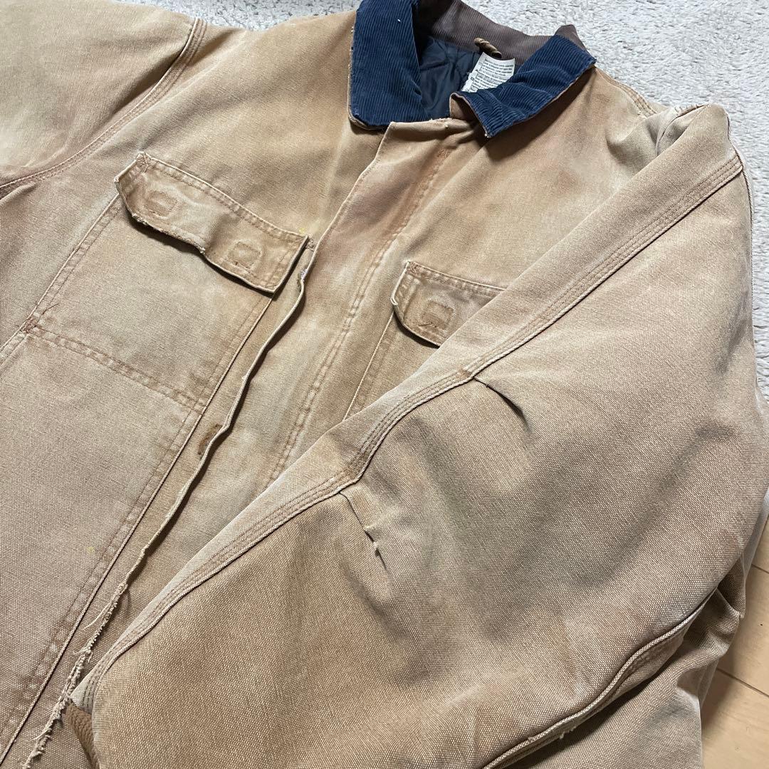 Carhartt トラディショナルコート ブラウン リペア