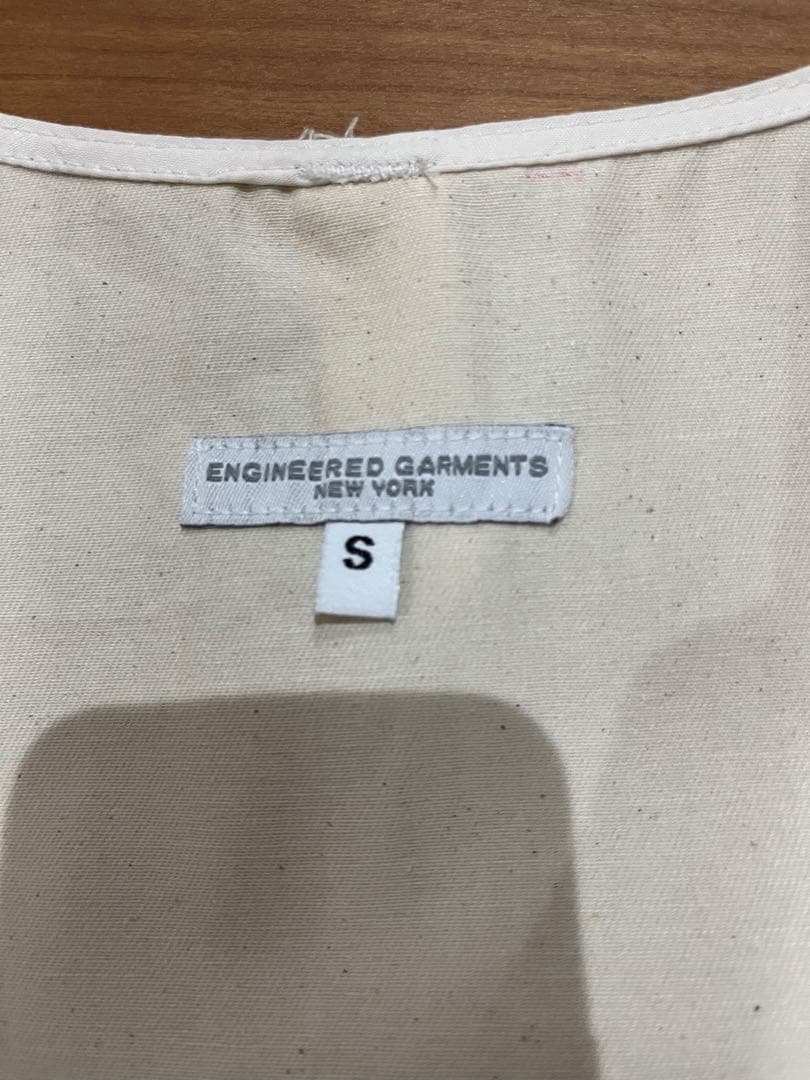 ENGINEERED GARMENTS アイボリー ベスト S