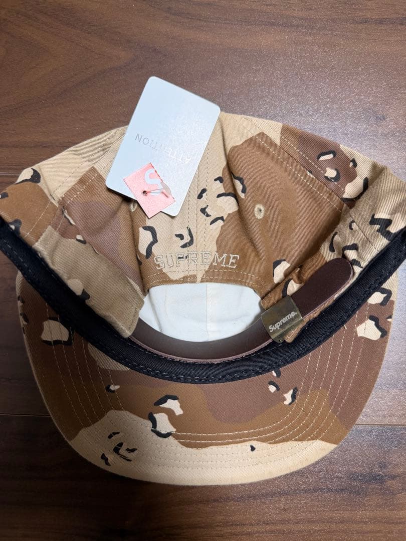 帽子 Supreme desert camo slogo 6 panel cap