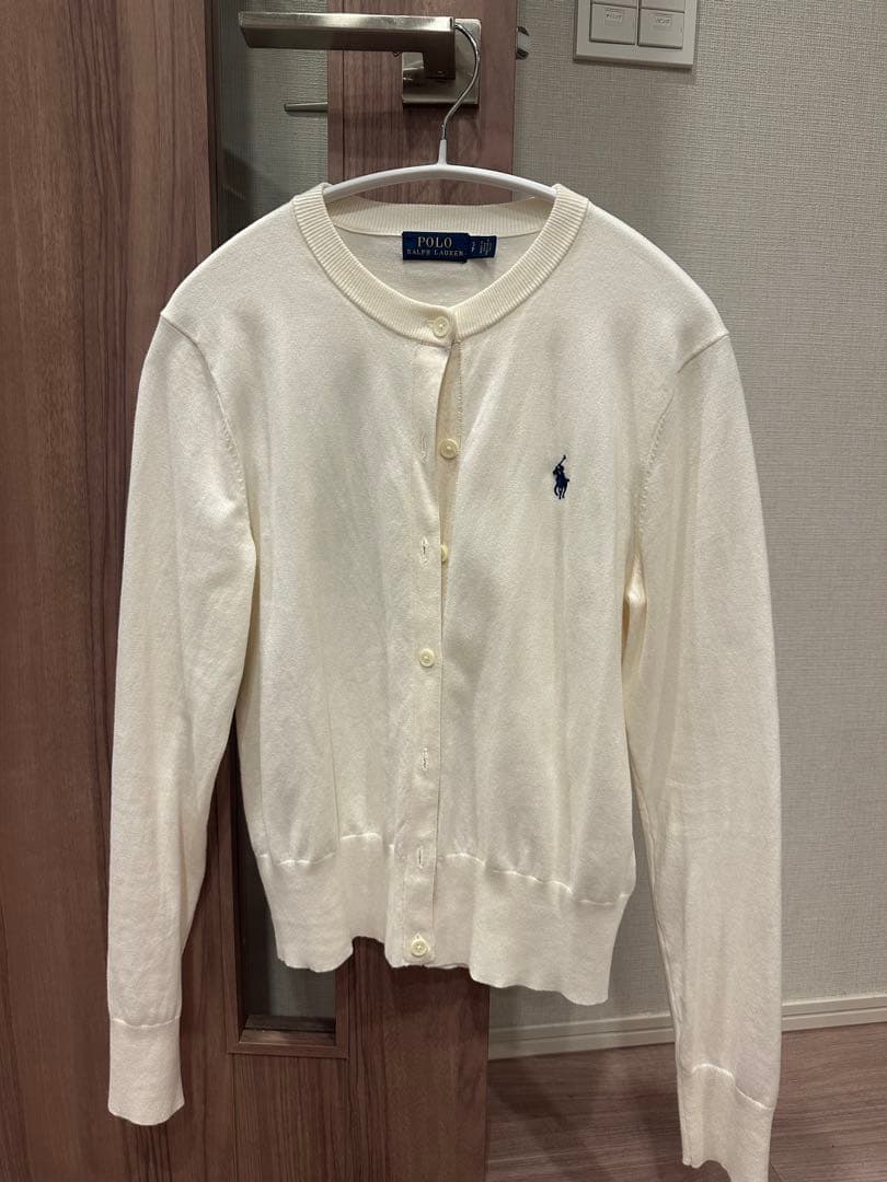 定番人気♡ラルフローレン RALPH LAUREN カーディガン ホワイト