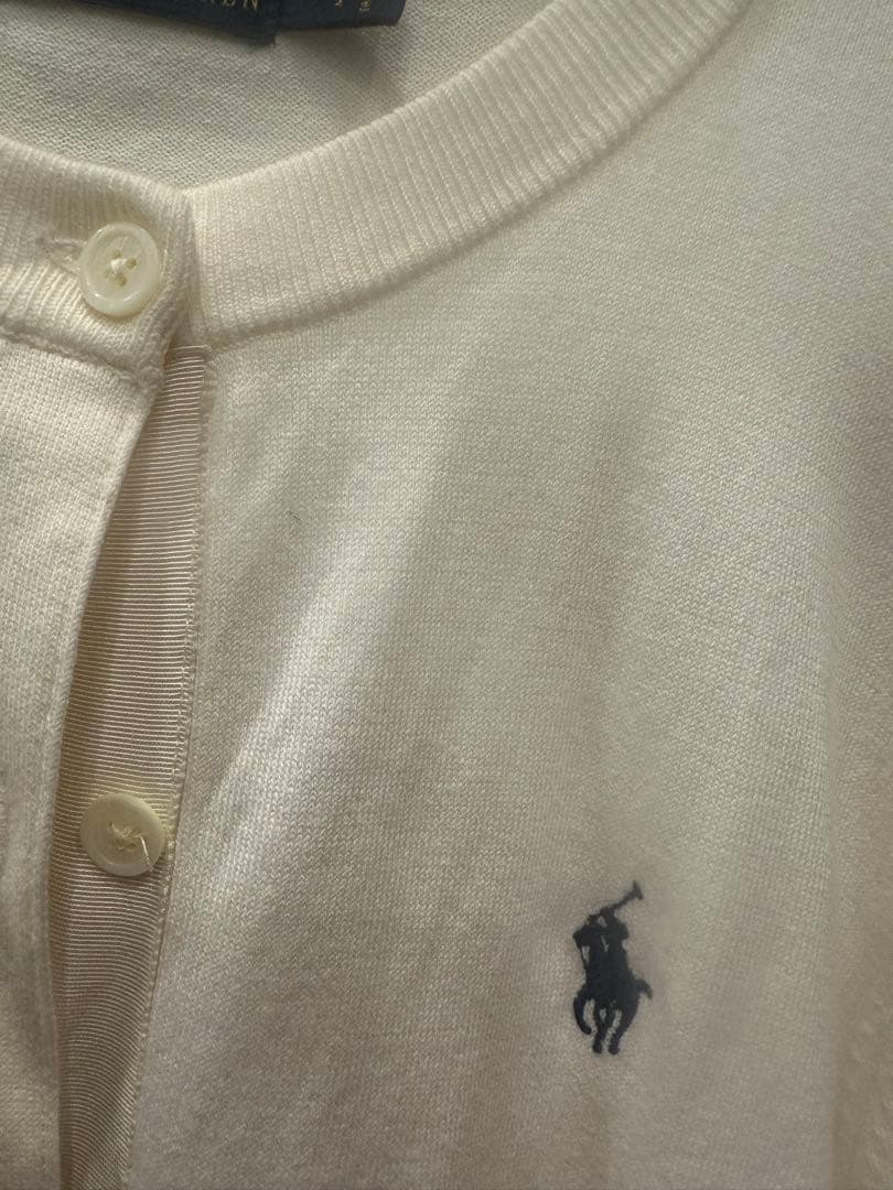 定番人気♡ラルフローレン RALPH LAUREN カーディガン ホワイト