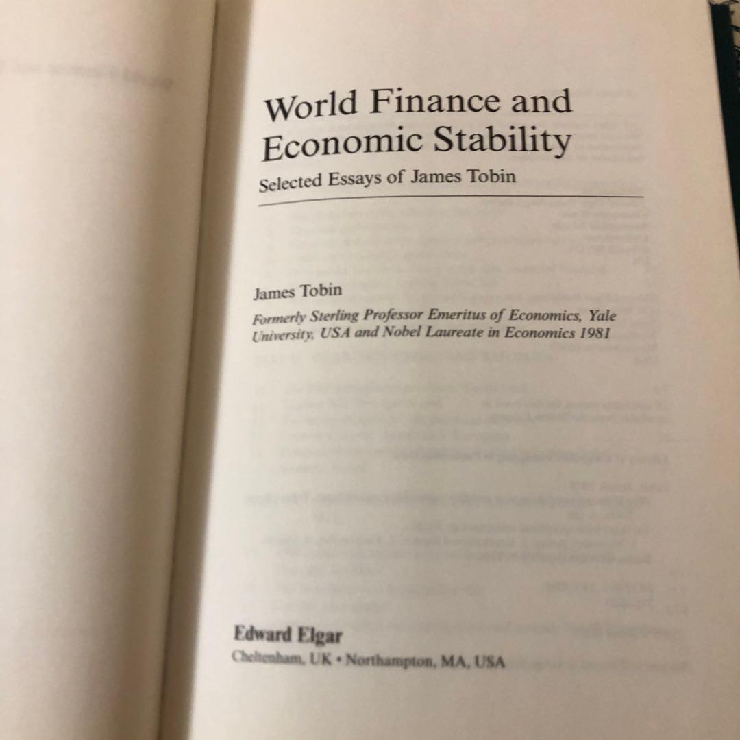 ビジネス・経済 World Finance and Economic Stability