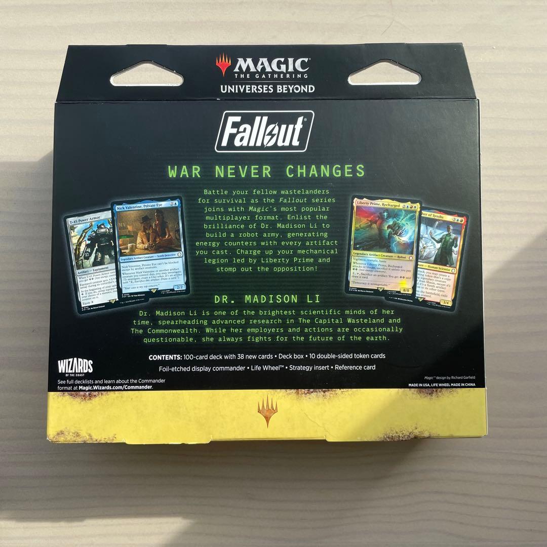 mtg 科学の力! Science フォールアウト Fallout 英語版 新品