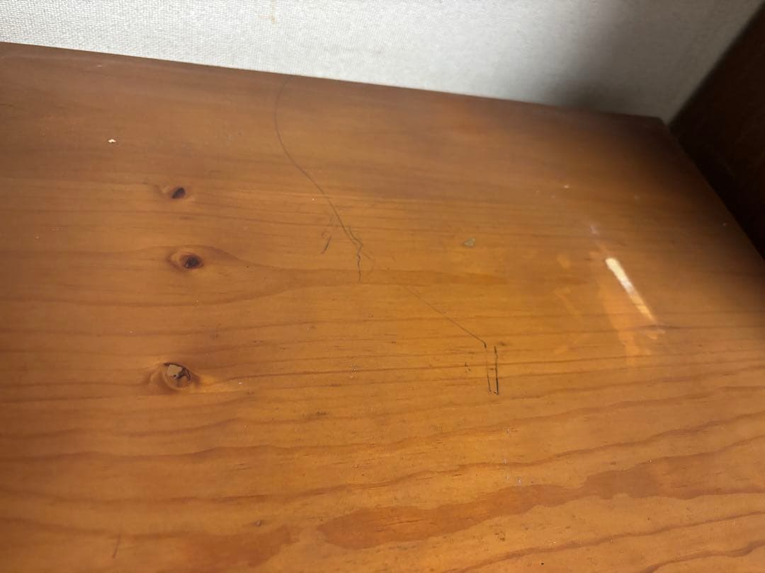 木製　チェスト5段　中古品