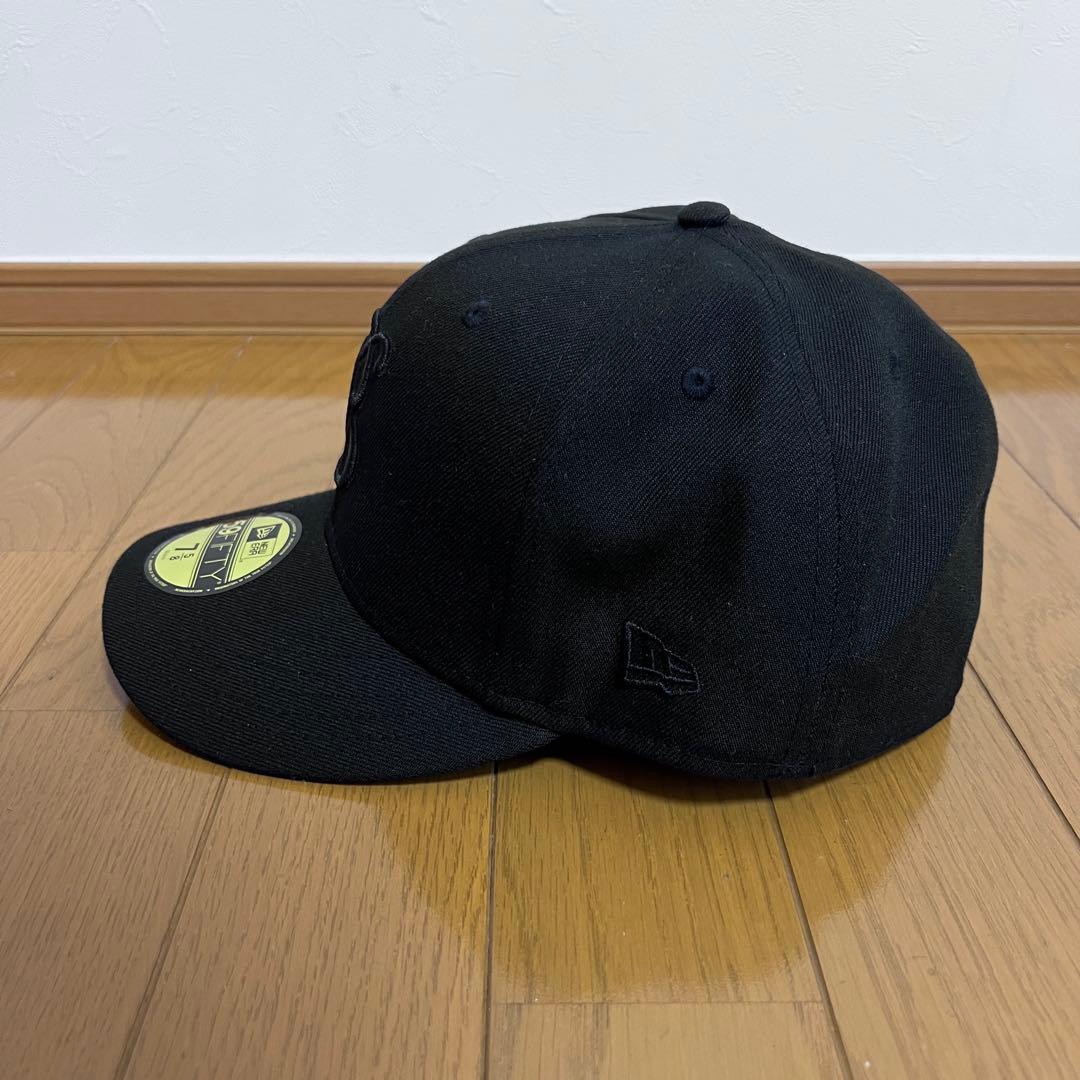 極美品 ニューエラ ブラックアイパッチ ベースボールキャップ 帽子 60.6cm