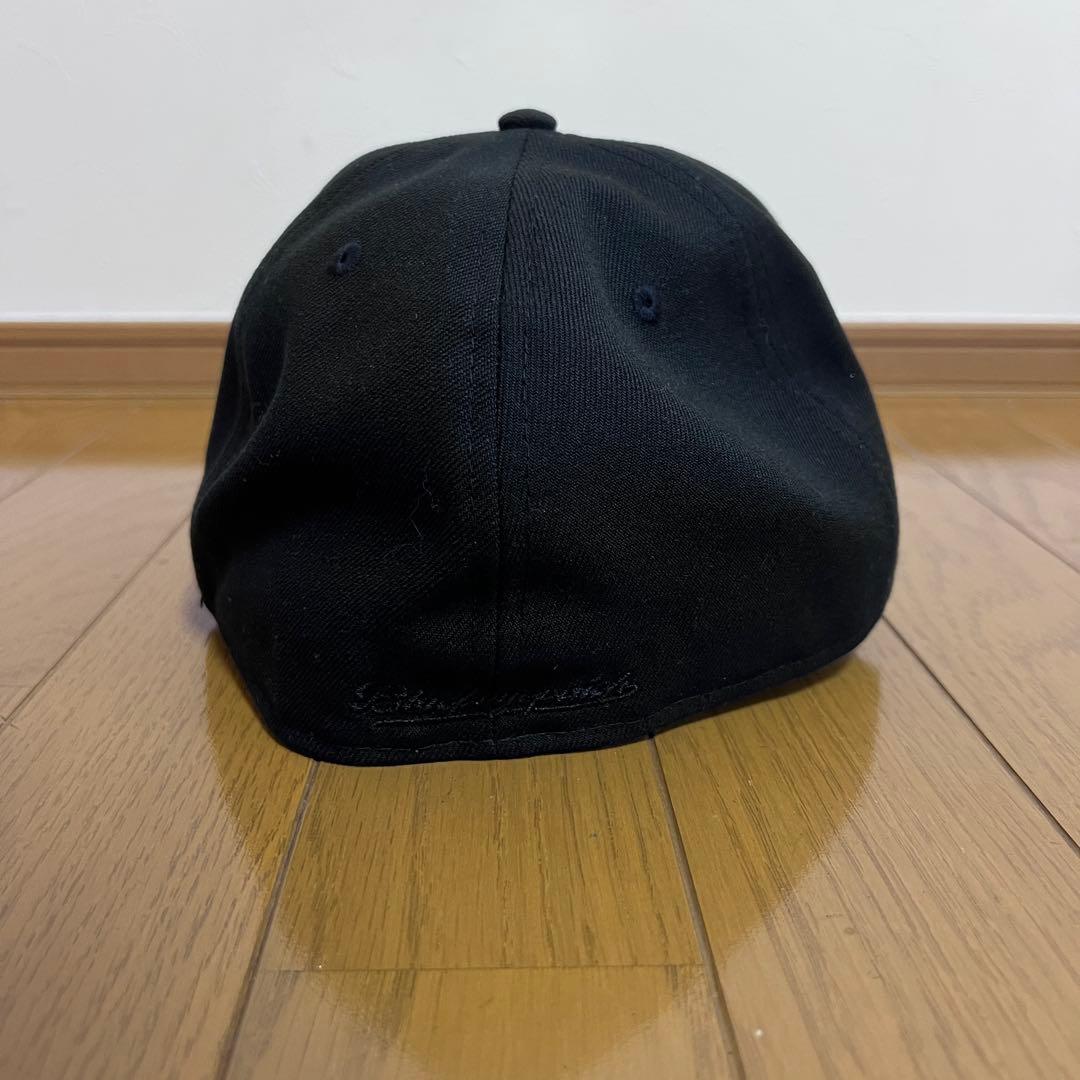 極美品 ニューエラ ブラックアイパッチ ベースボールキャップ 帽子 60.6cm