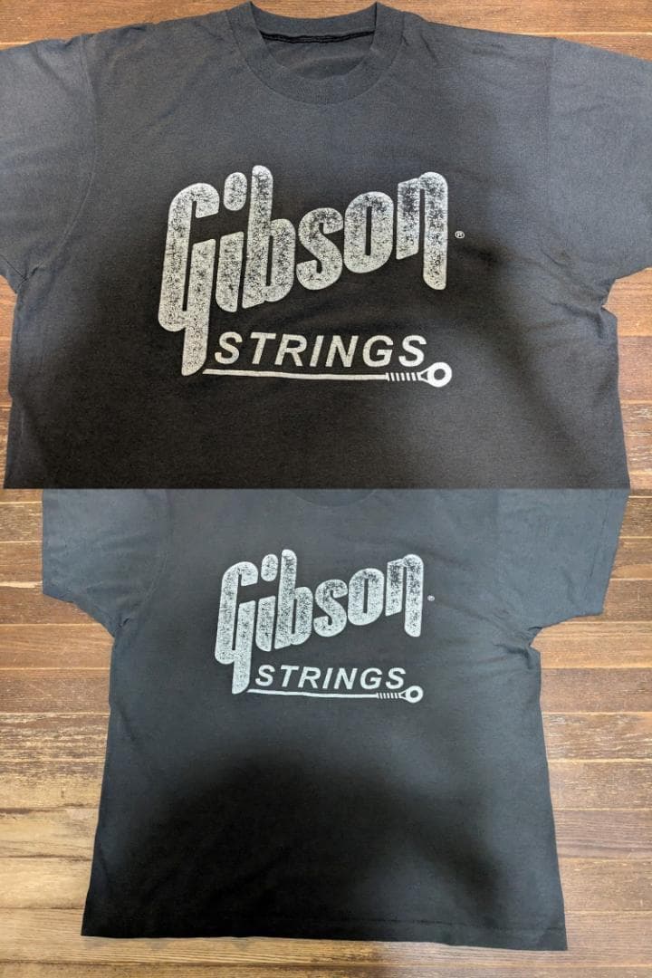 ★80sUSA製シングルステッチGibsonTシャツChampion青Hanes