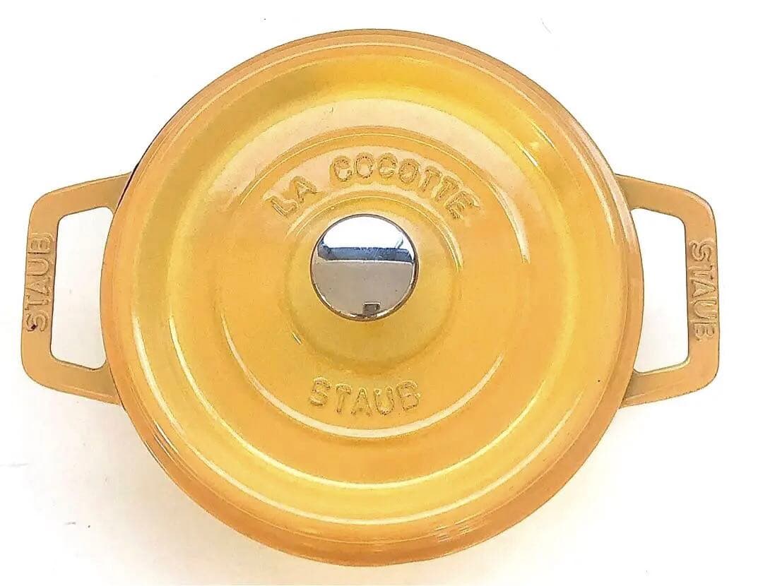 タイムセール【廃盤色】ストウブ ピコ・ココット ラウンド 20cm イエロー