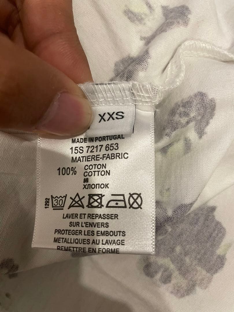 GIVENCHY　ジバンシィ　かすみ草　プリント　Tシャツ リカルドティッシ