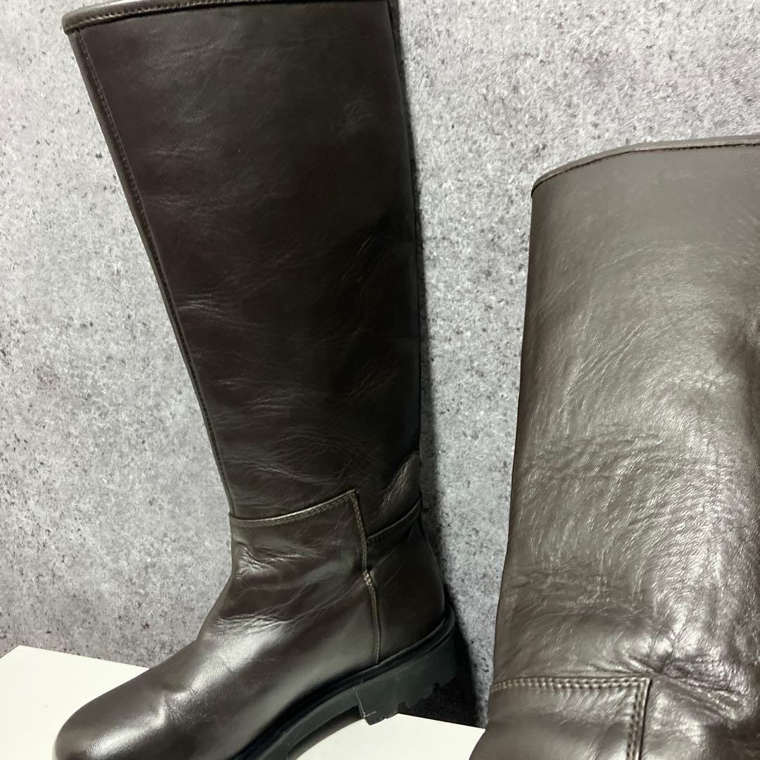 別注　カミナンド　レザー　ロングブーツ　サイズ6