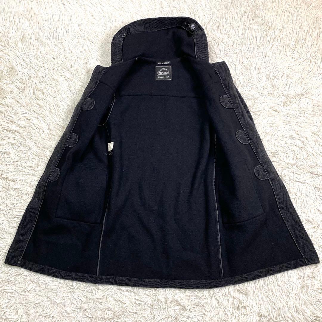 美品✨英国製 ヘリンボーン グローバーオール ロングダッフルコート XL相当