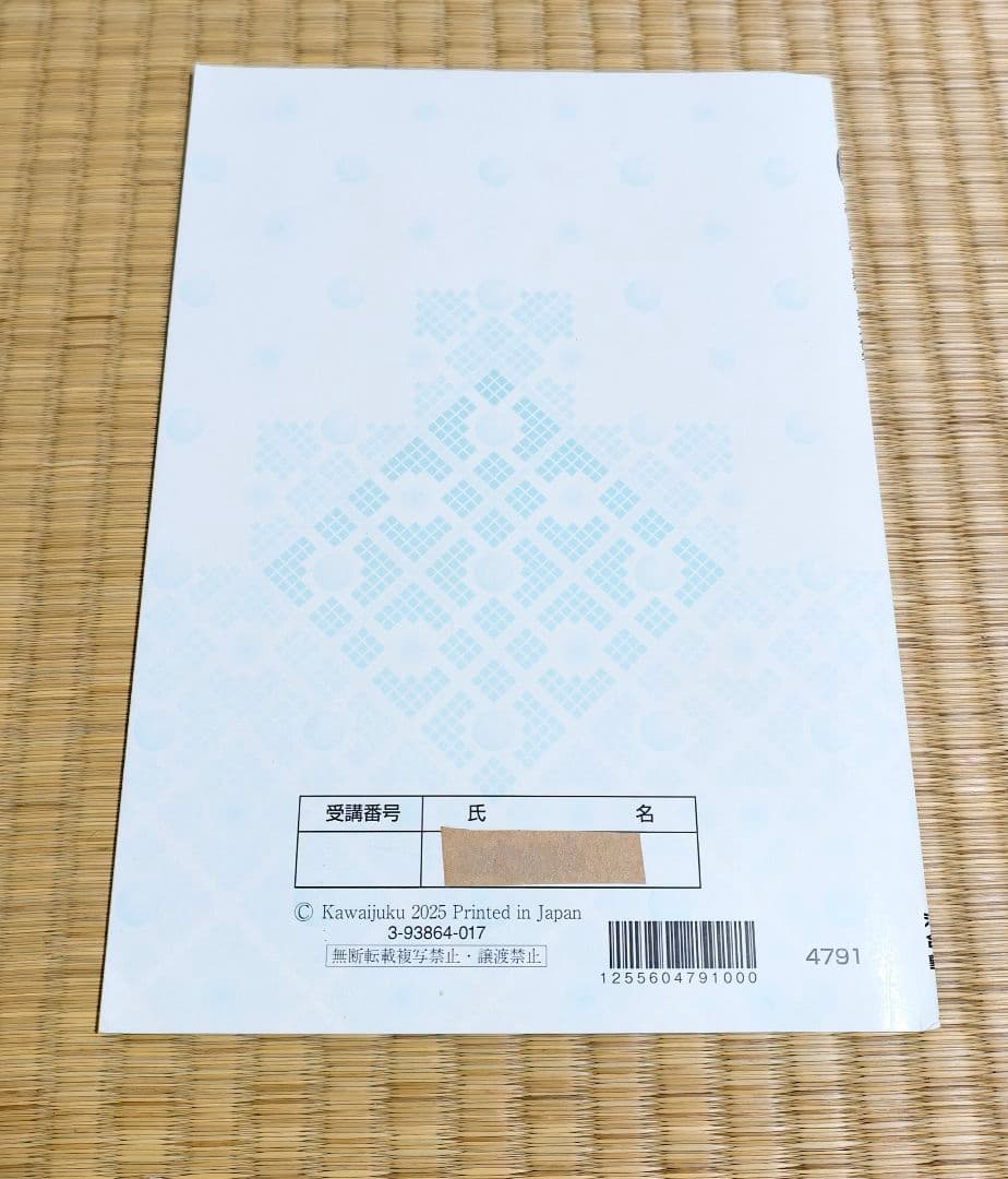 【最新2025/古川哲嗣先生】河合塾 夏期講習 東大化学 板書＋解答解説プリント