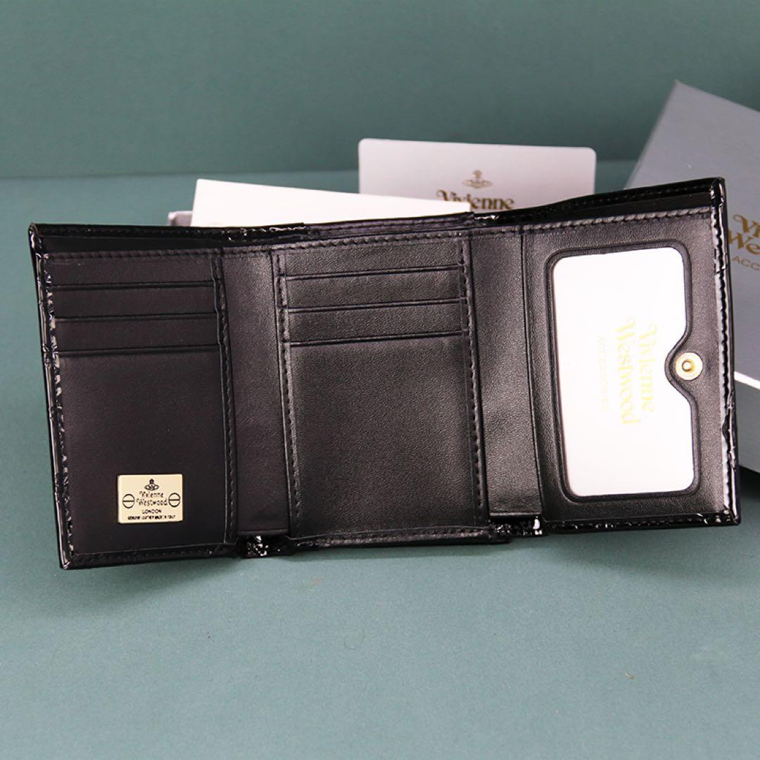 Vivienne Westwood ブラック三つ折り財布＃213