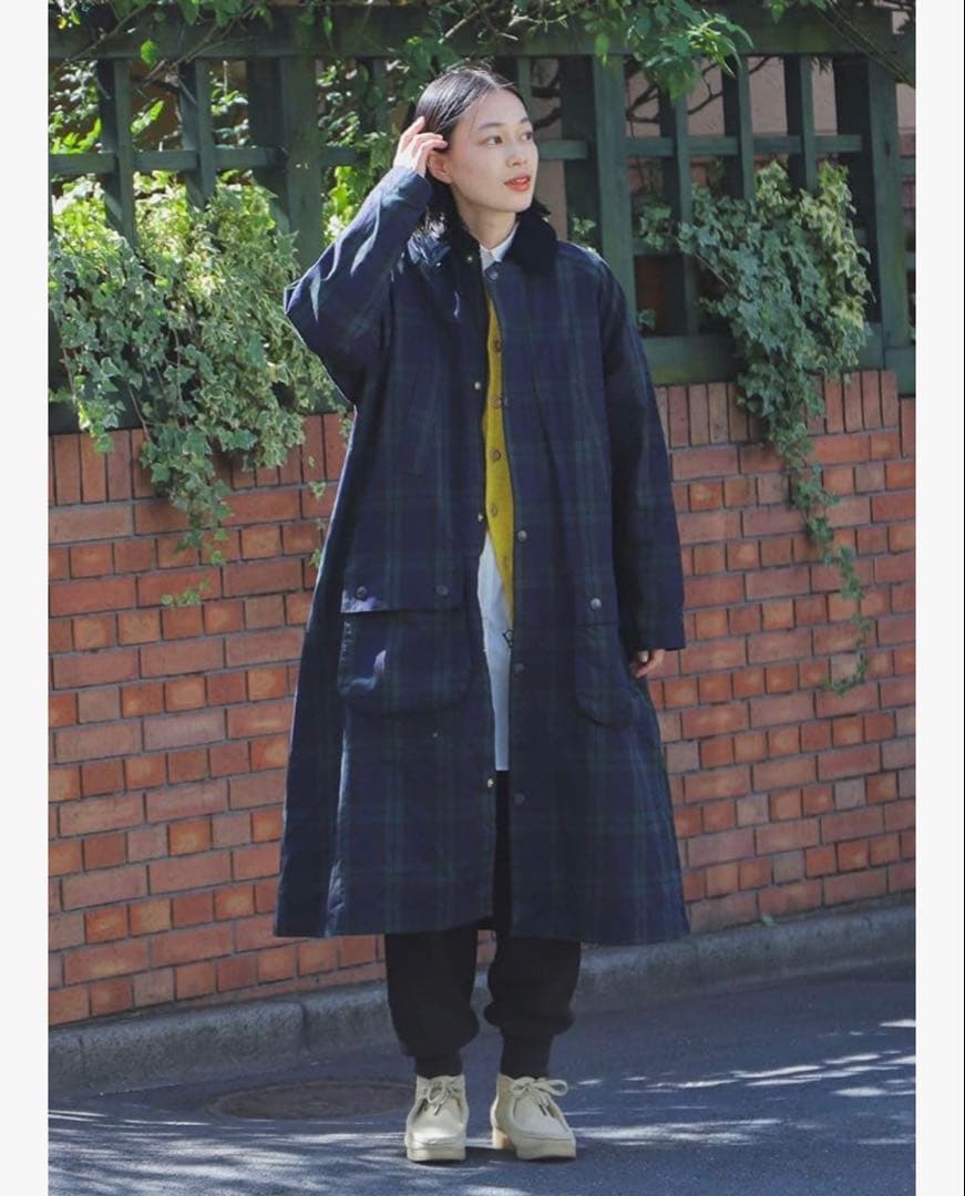 ビームスボーイ Barbour 別注 Balvenie Long Jacket