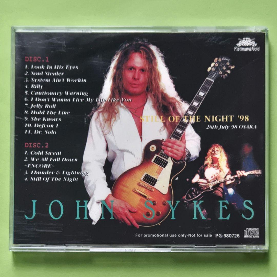 John Sykes　ジョン・サイクス　1998　大阪　CD