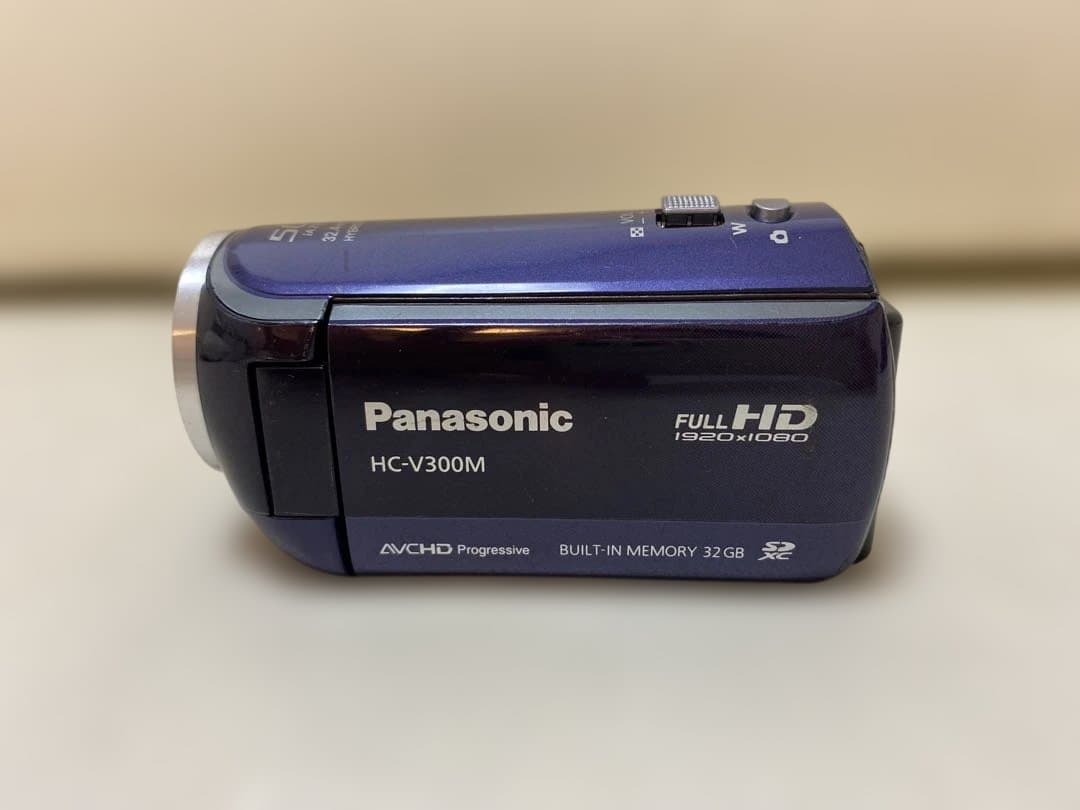 Panasonic ビデオカメラ HC-V300M ACアダプタ•バッテリー付