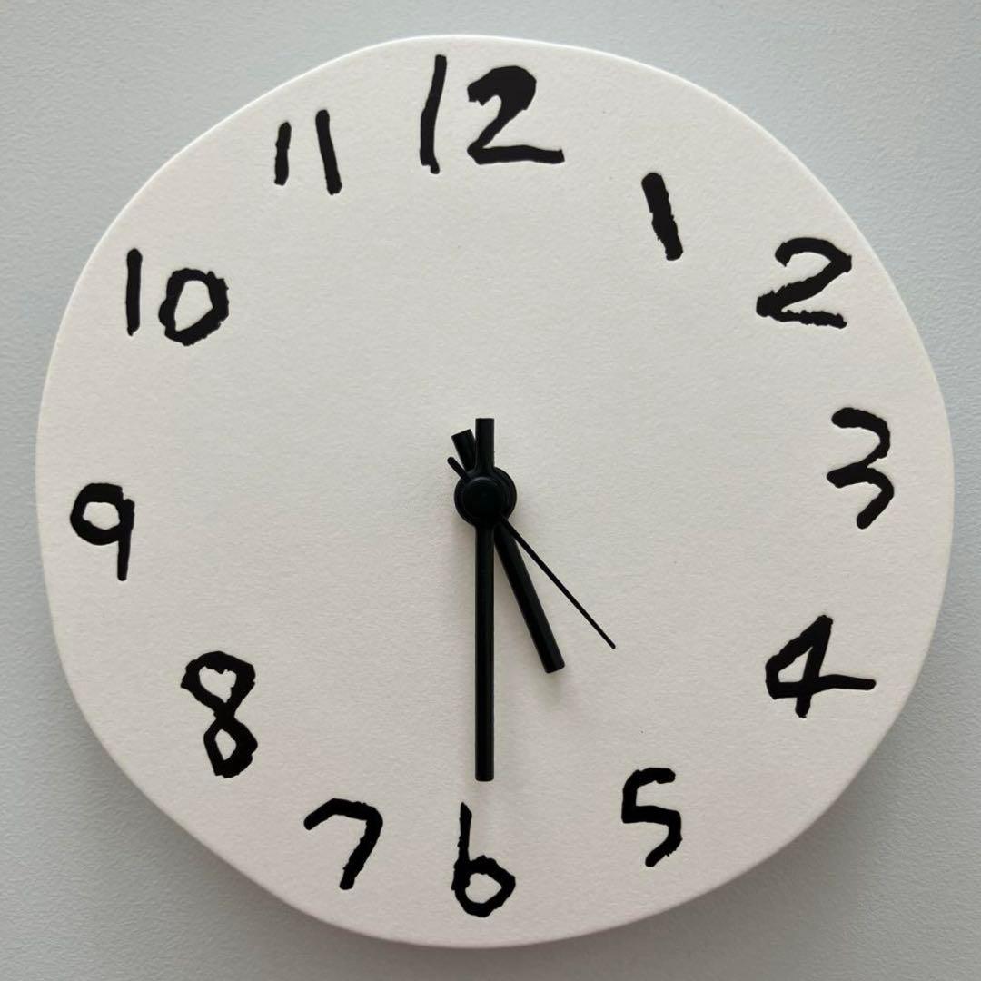 ' About ' wall clock Yuki MIKAMI × 岩㟢紙器