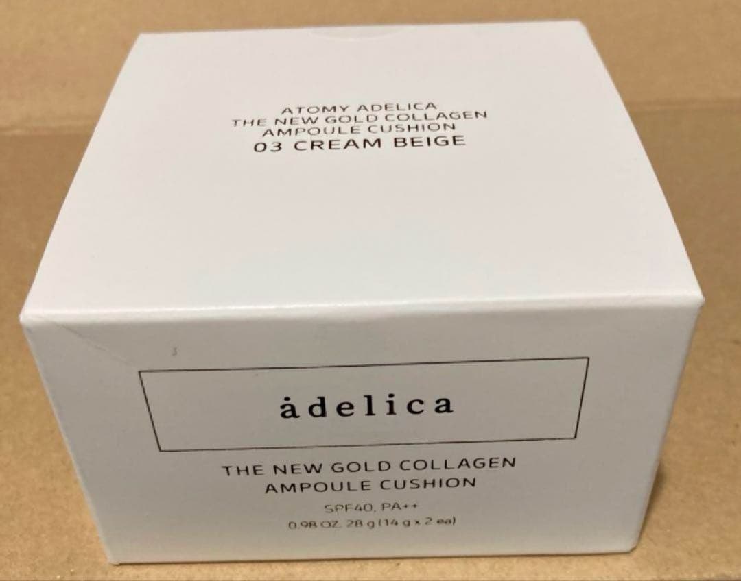 adelica THE NEW GOLD コラーゲンクッションファンデ＆美容液2
