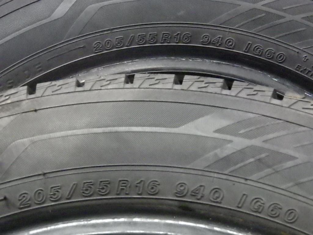 札幌発 205/55R16 ICEGUARD スタッドレス 4本SET 着払い