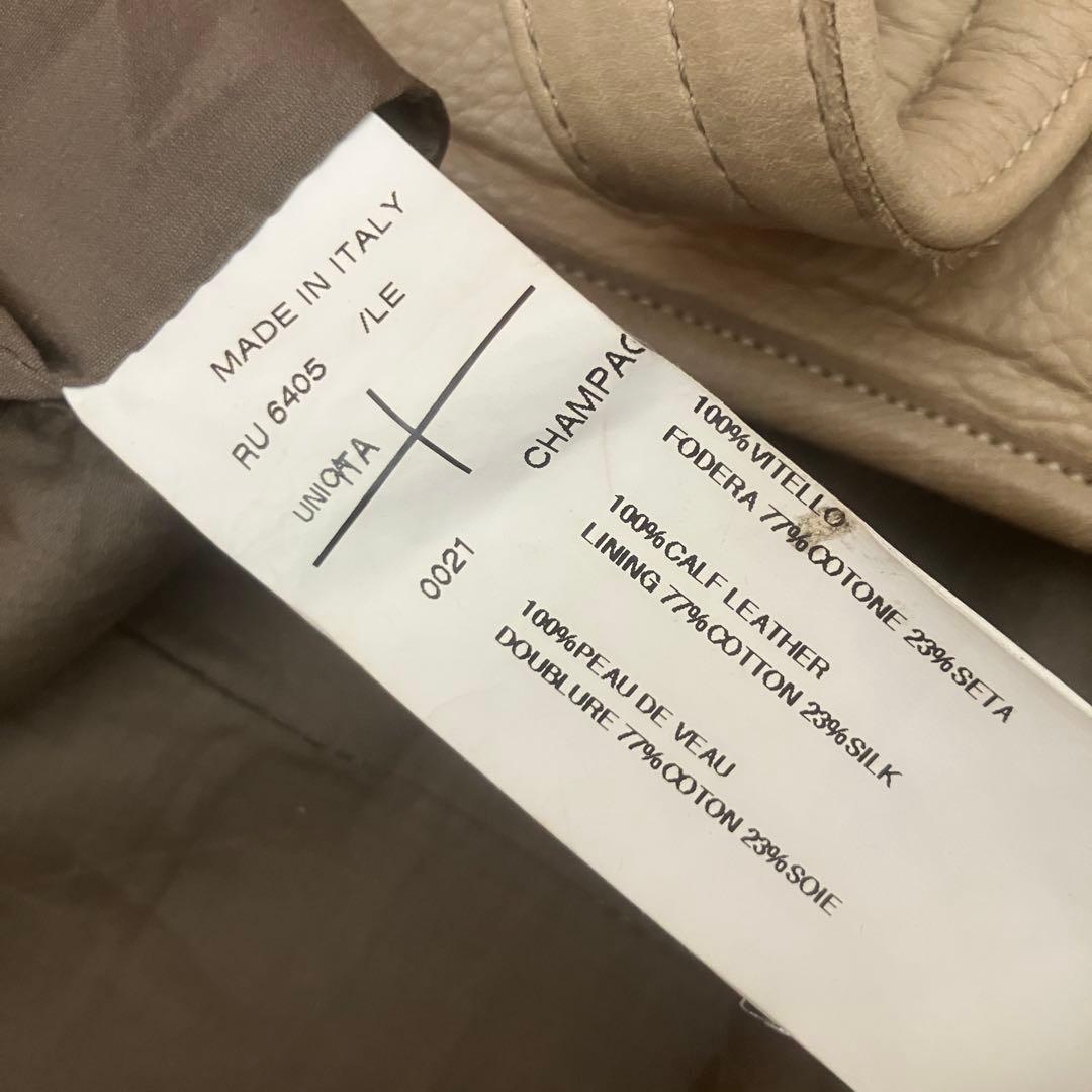 Rick Owens ラッカーニジップ カーフレザー ボストンバッグ
