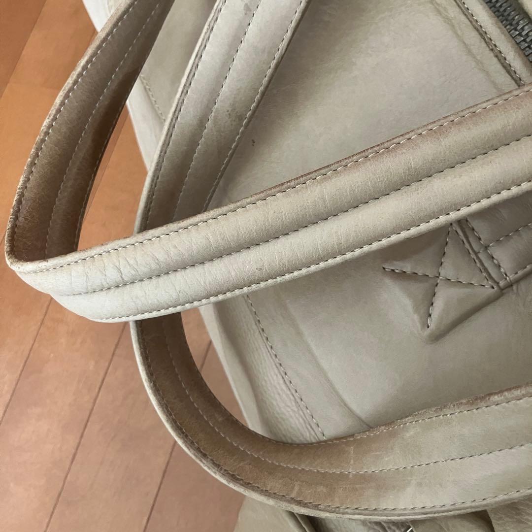 Rick Owens ラッカーニジップ カーフレザー ボストンバッグ