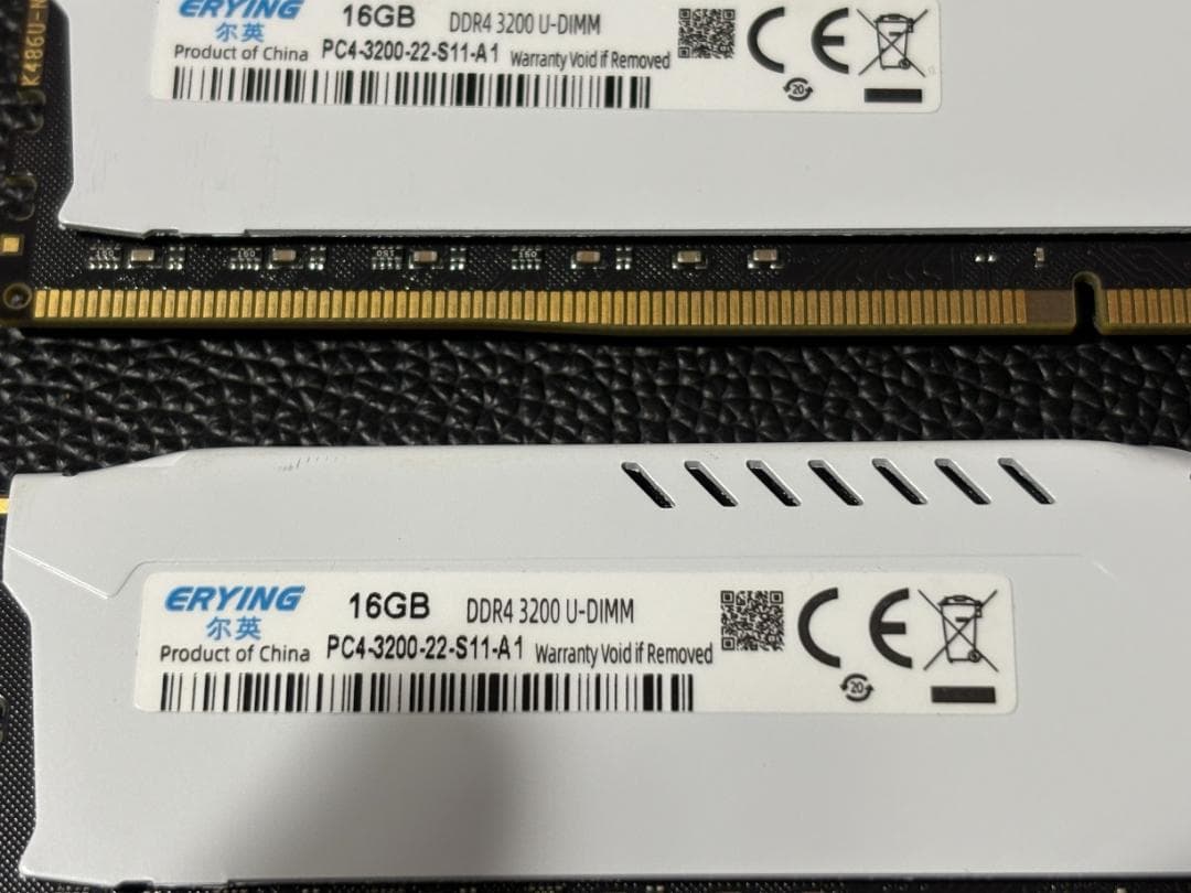 ERYING DDR4-3200 32GB (16GB×2枚)　DIMM