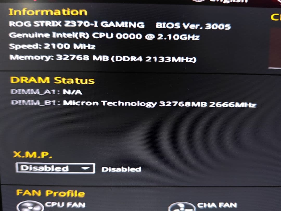 Micron Technology DDR4 32GB 2666Mhz メモリー